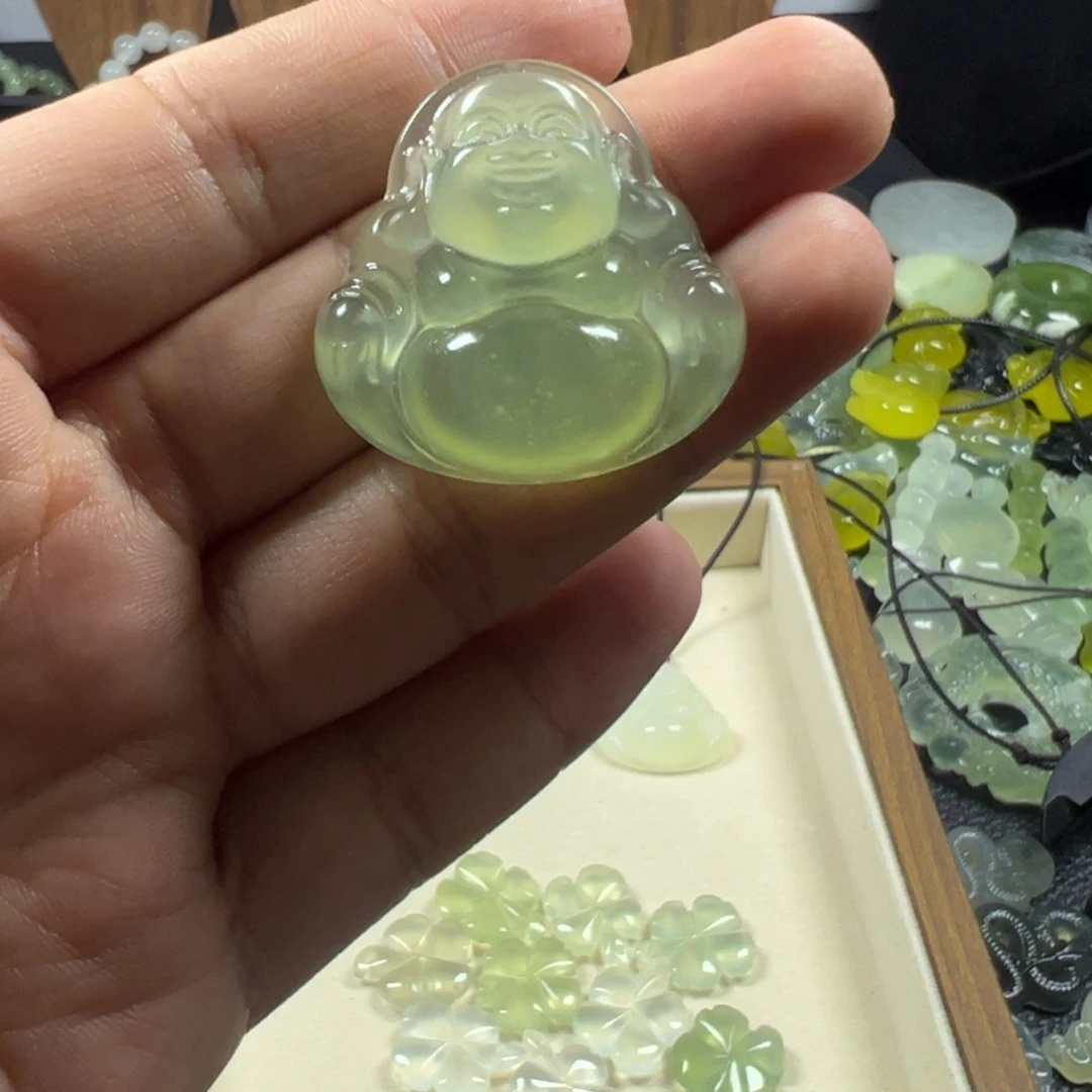未镶嵌岫玉吊坠(不含链)