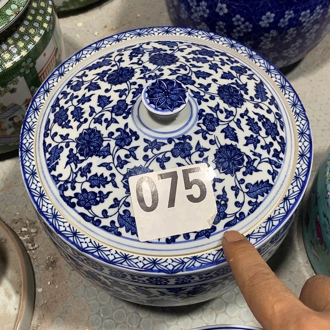 瓷片景德镇陶瓷罐075