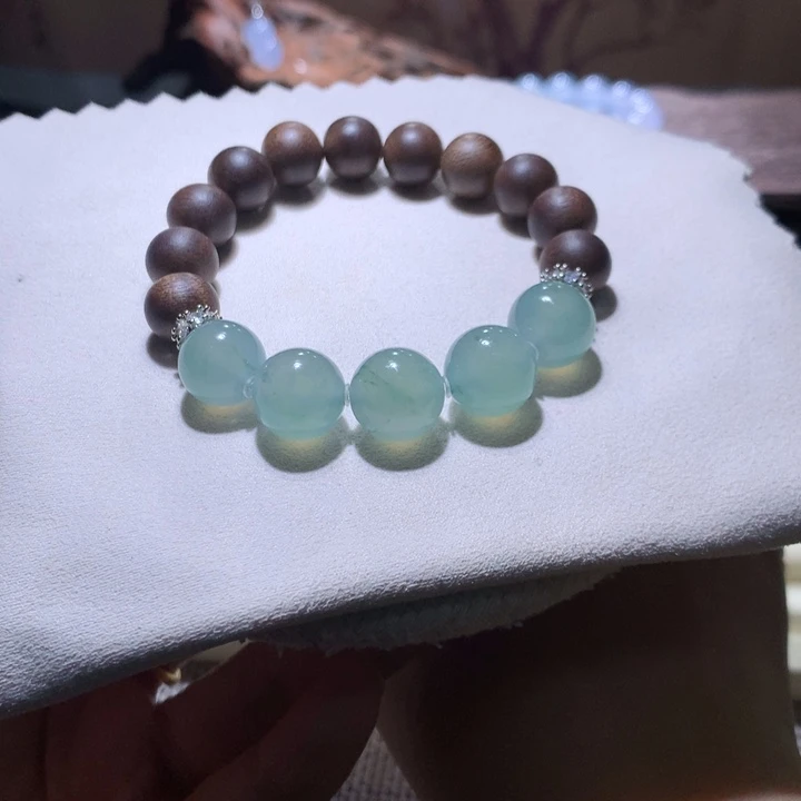 翡翠散珠蓝绿飘绿花卡12+