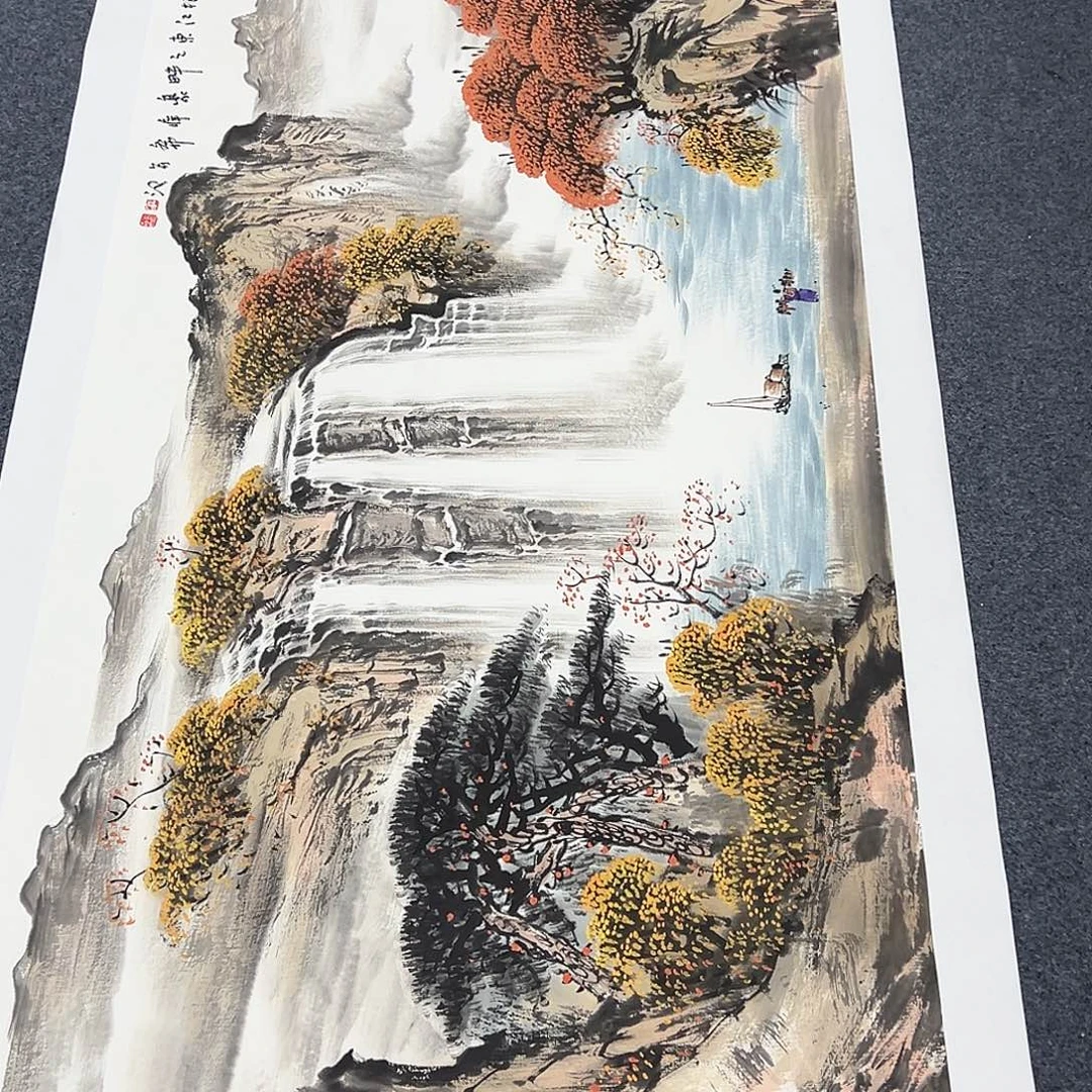 国画事事顺心如意万事