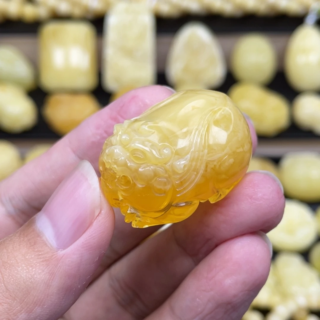 琥珀未镶嵌裸石琥珀蜜蜡