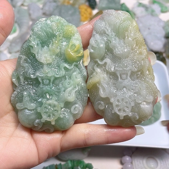 定制翡翠未镶嵌火**廖翡翠