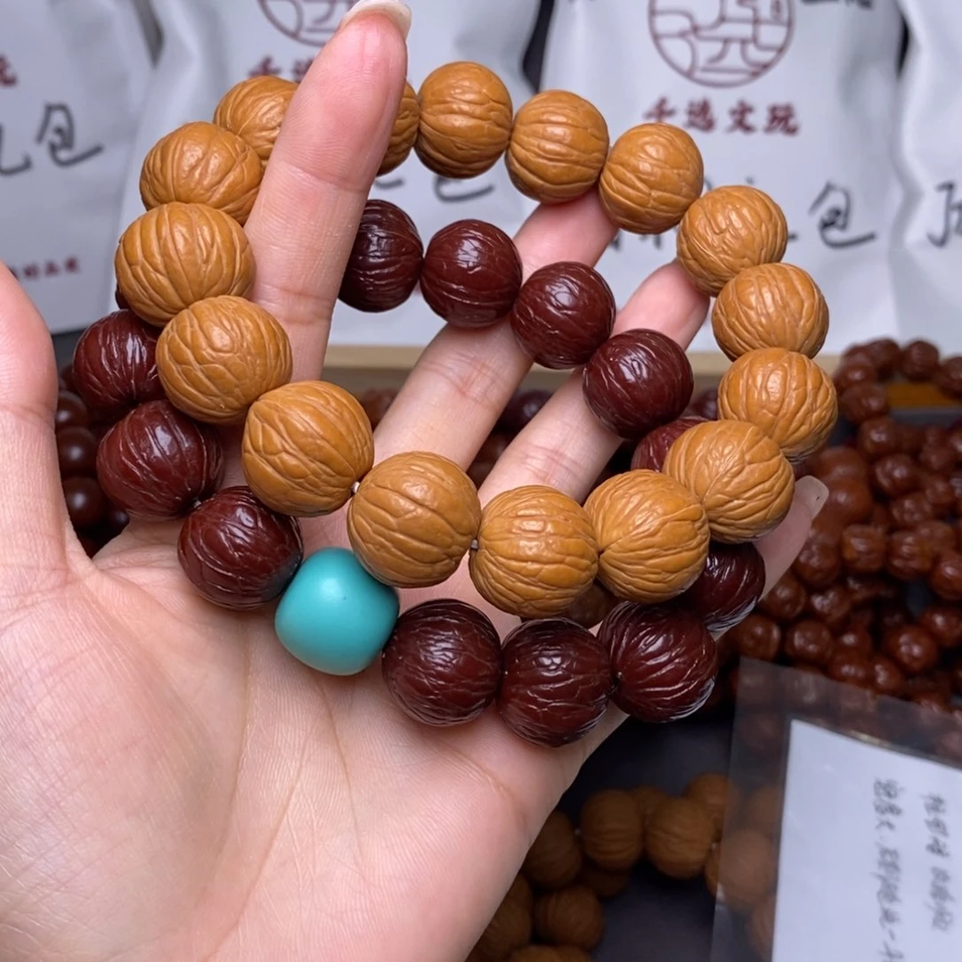 猴头核桃手串聚宝盆