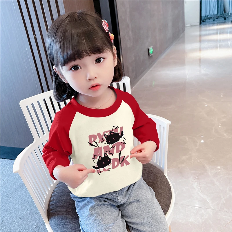 儿童德绒半高领打底长袖双面衣服女童女童冬季装宝宝保暖上衣