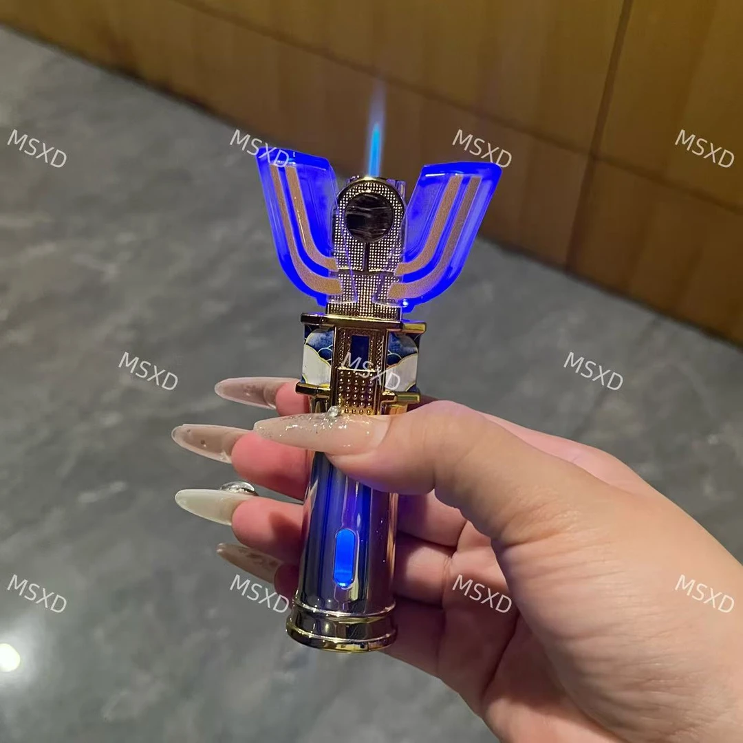 网红爆款创意神光棒防风打火机高颜值变身器个性炫酷送男友礼物