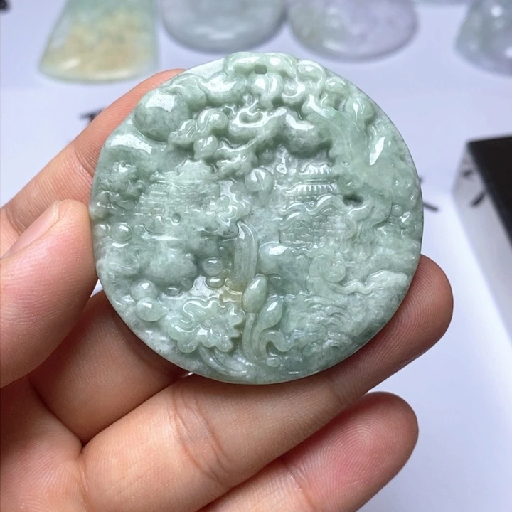 颈饰未镶嵌翡翠翡翠