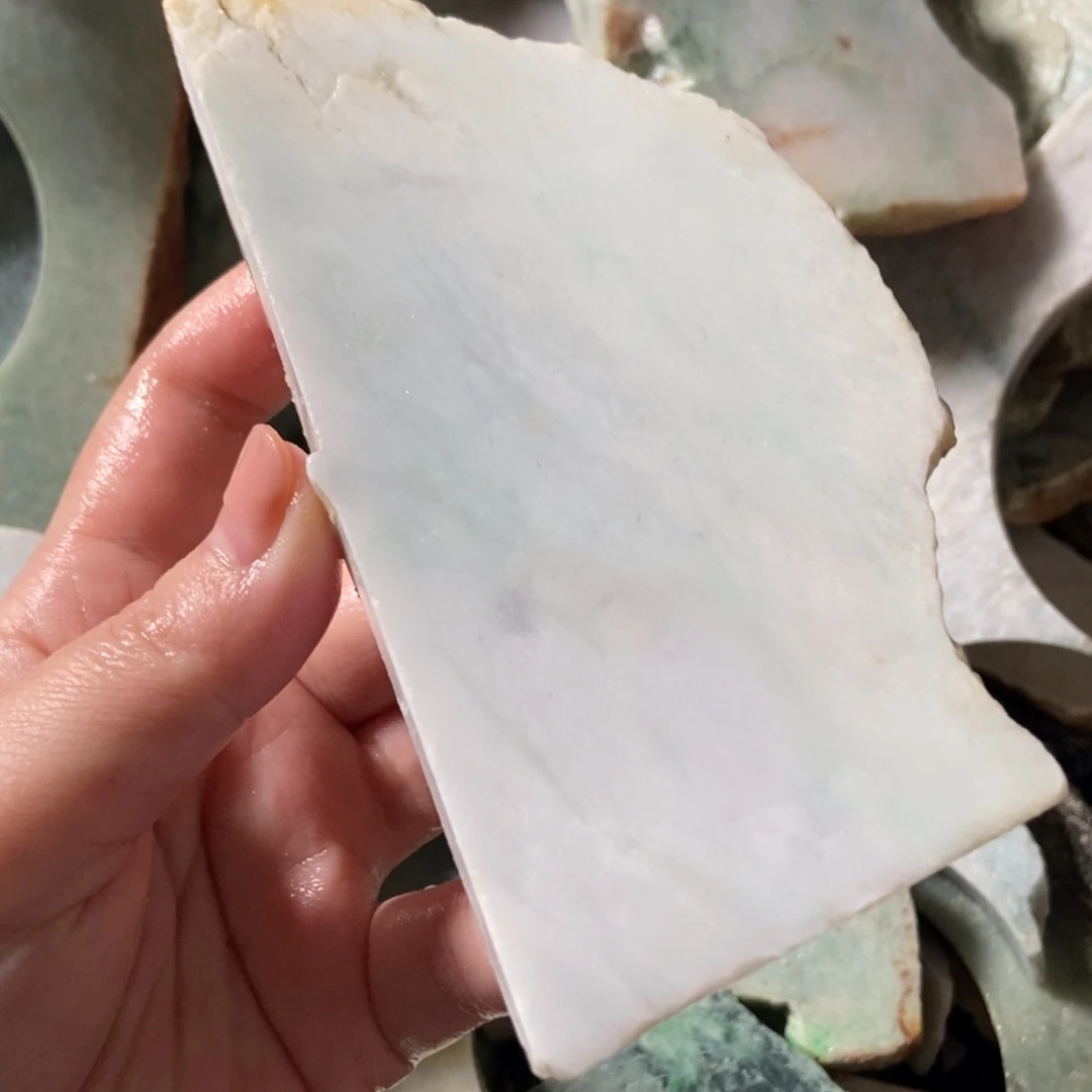 翡翠未镶嵌挂件天然翡翠