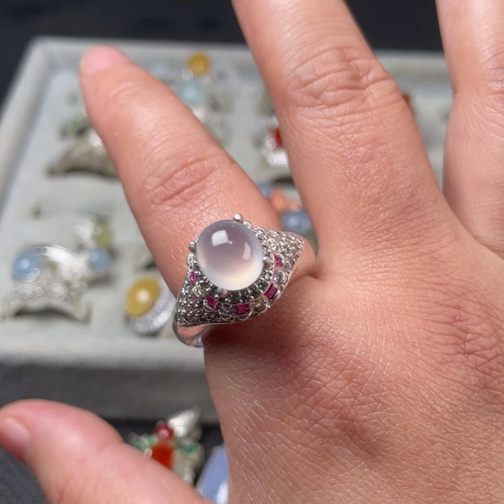 翡翠未镶嵌戒指缅甸天然翡翠