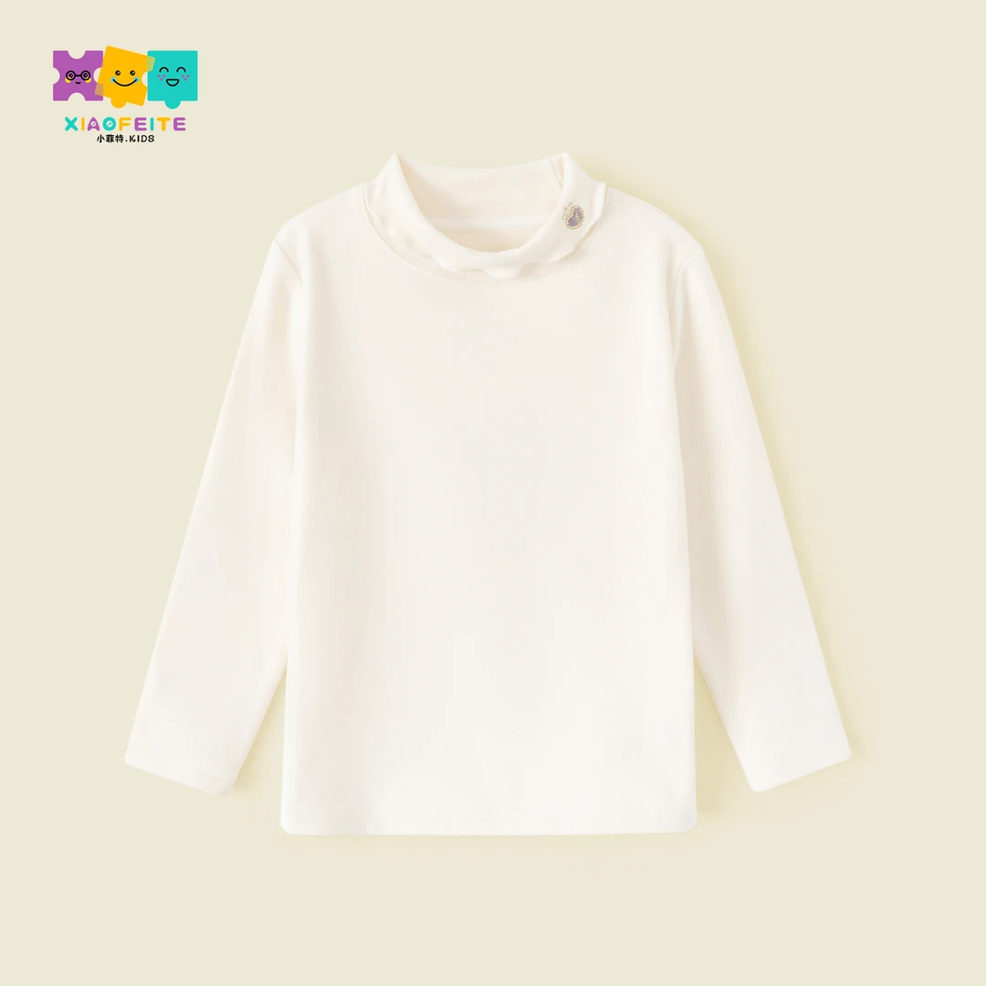 小菲特冬季新款女童衣服中大童休闲时尚儿童加绒打底衫YNYD46483
