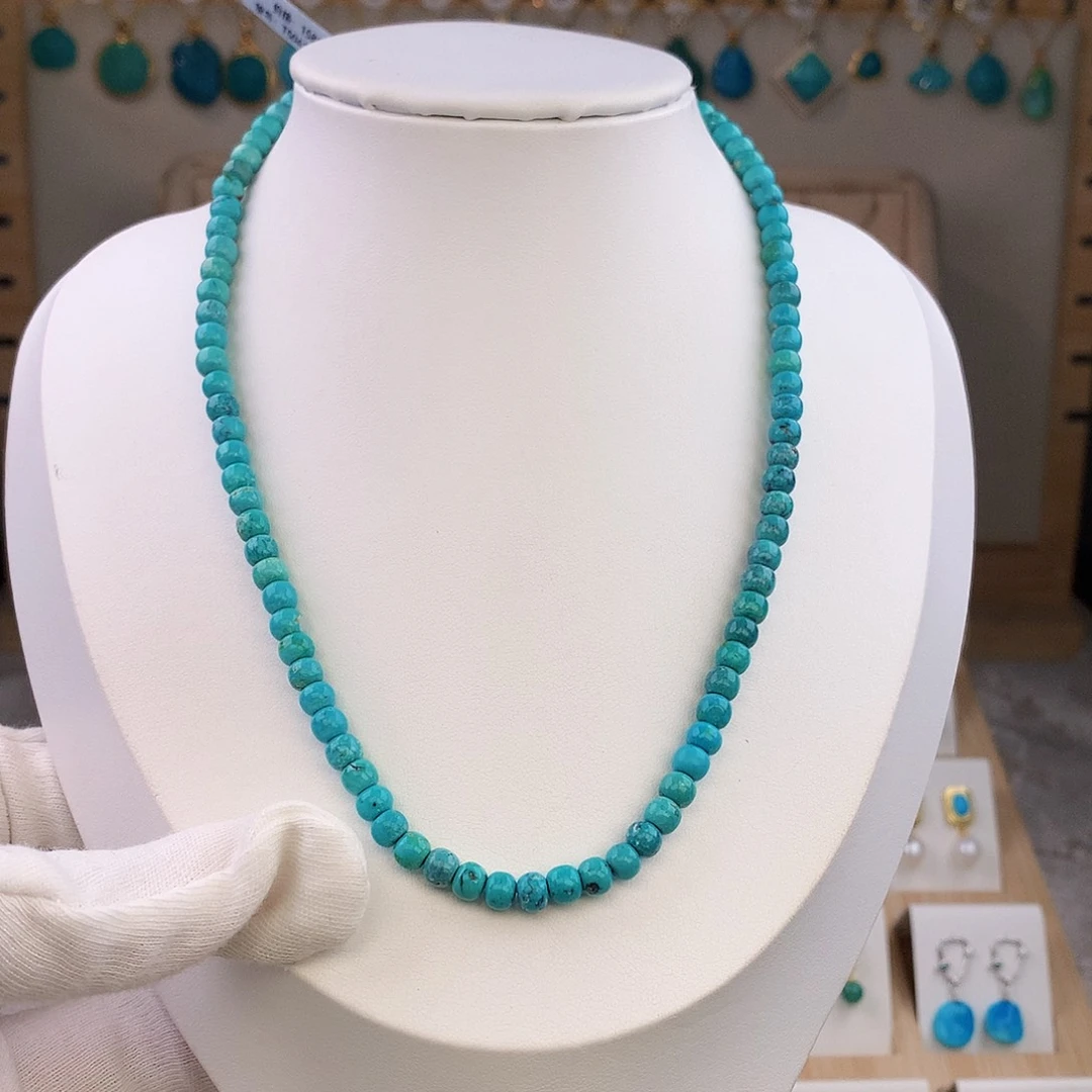 绿松石未镶嵌项链