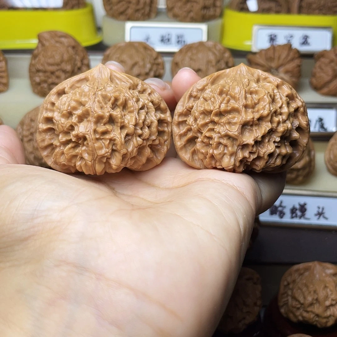 把件文玩核桃官帽49左右