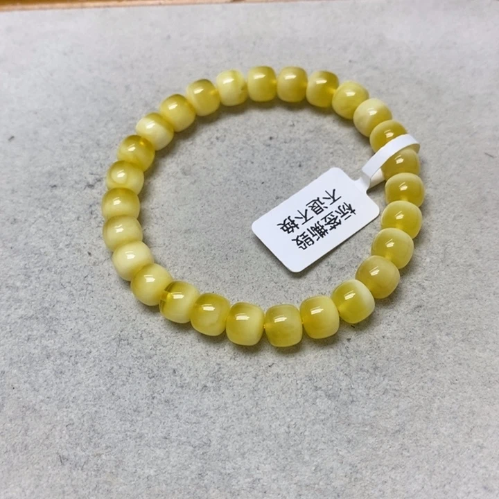 蜜蜡未镶嵌裸石串