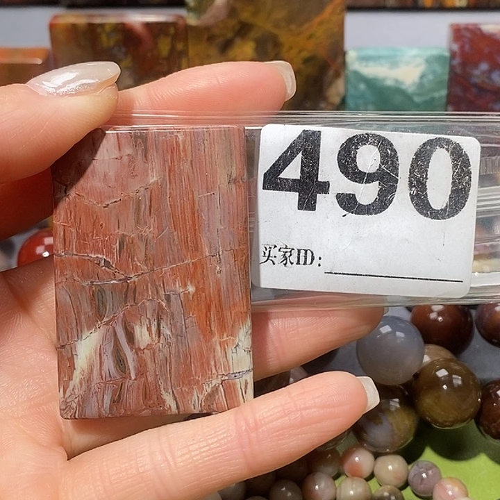硅化玉未镶嵌天然北票树化玉吊坠