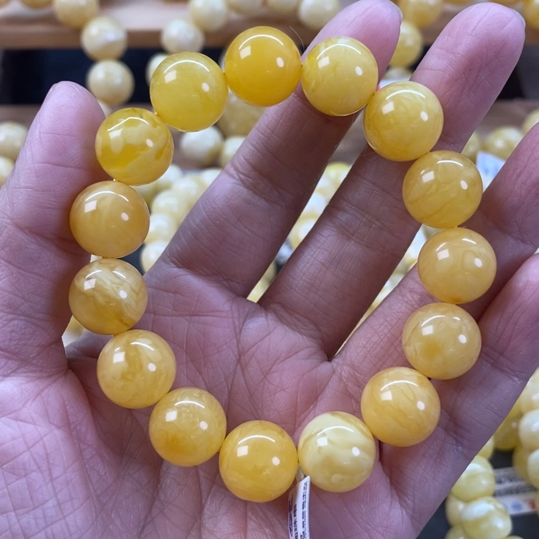 蜜蜡裸石未镶嵌13➕鸡油黄