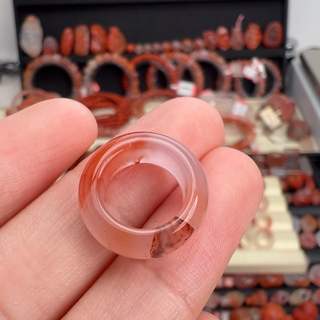 小***六南红玛瑙未镶嵌颈饰跑环