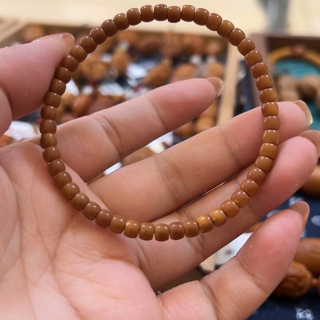 橄榄核吊坠核尖单圈