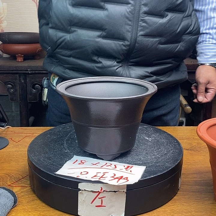 紫砂花盆货号一只EE349