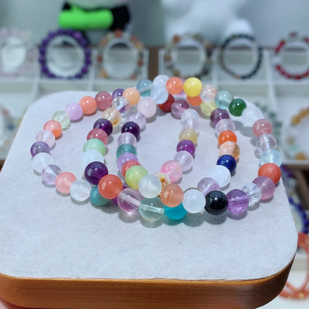 水晶手链未镶嵌多宝手串