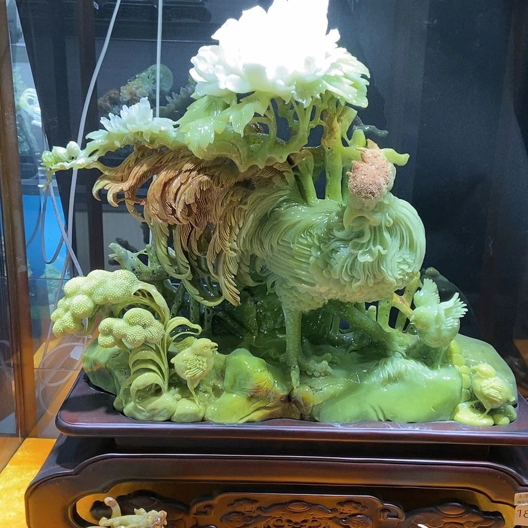 【闪购商品】未镶嵌蛇纹石玉家居摆件