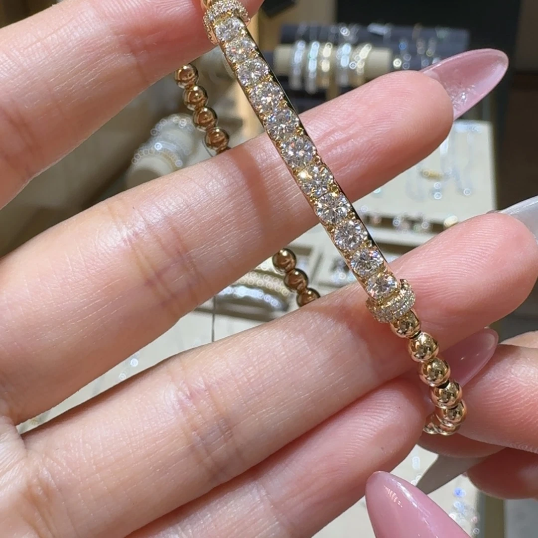 手链18K金镶嵌钻石