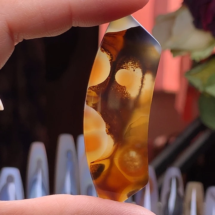 玛瑙/玉髓颈饰未镶嵌142