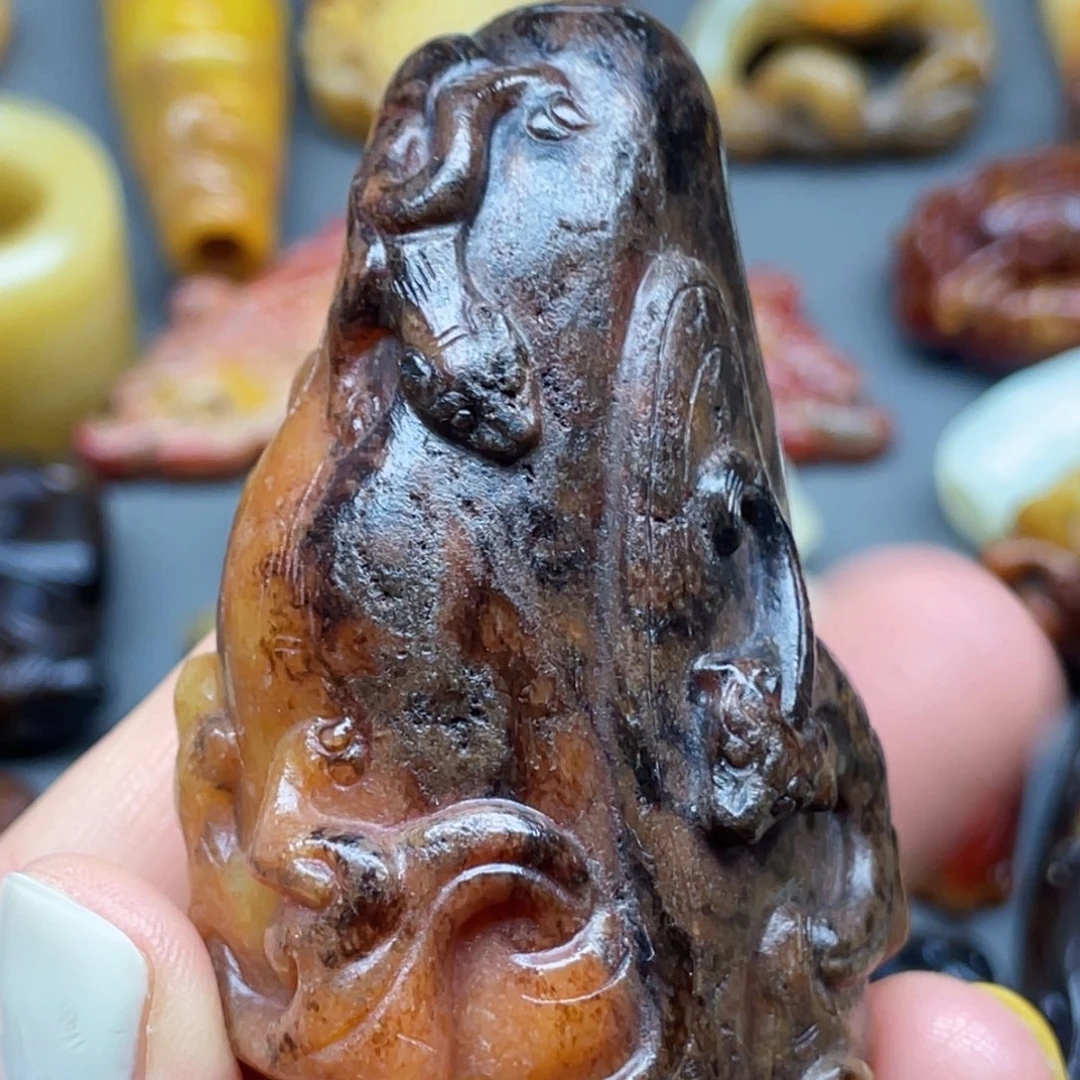 ﹄***╰和田玉未镶嵌颈饰