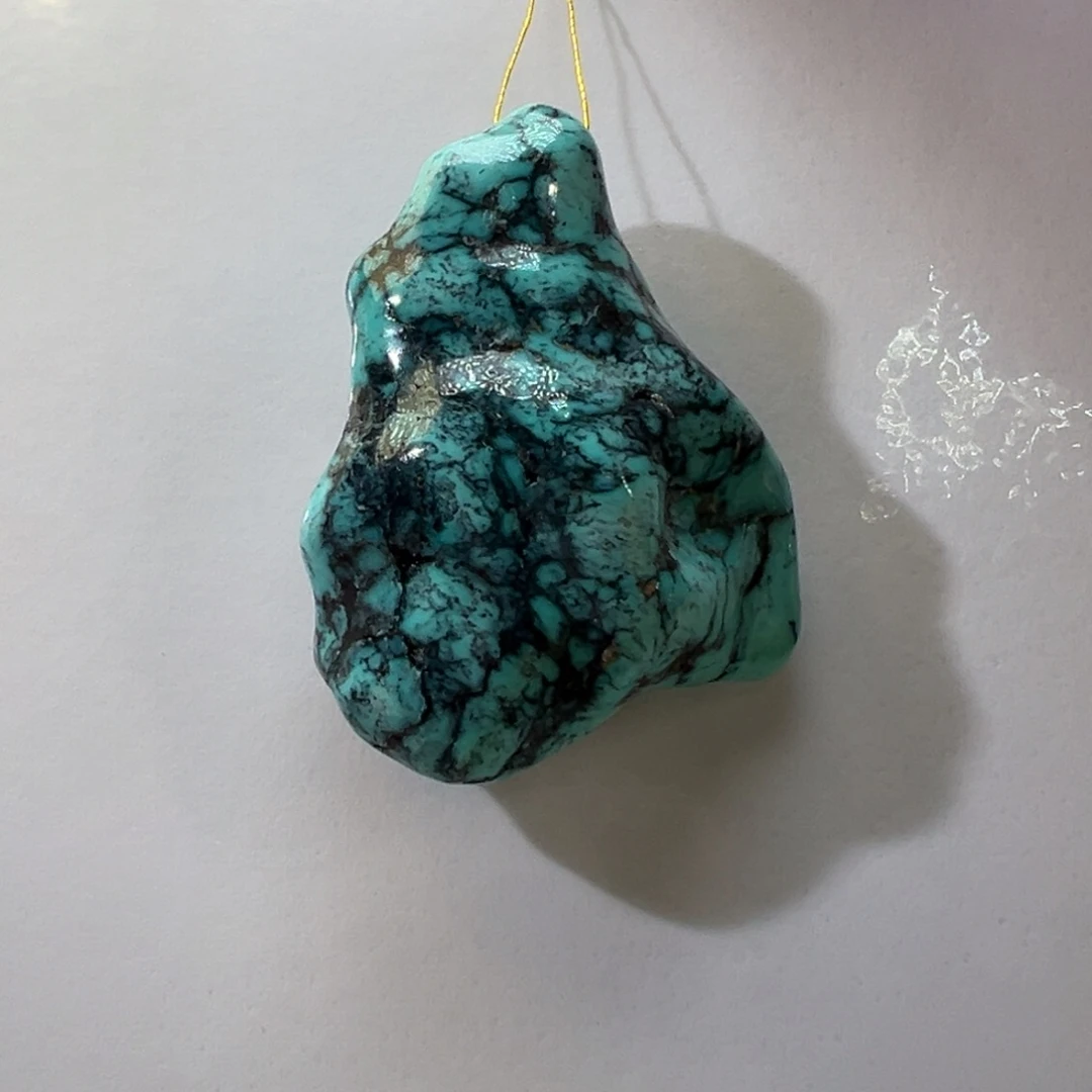 绿松石未镶嵌挂件
