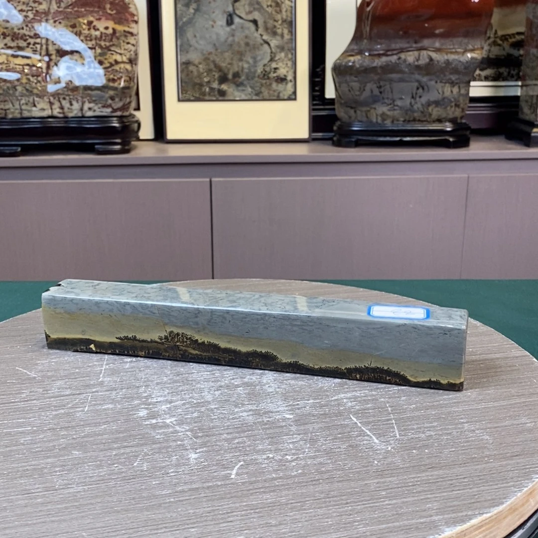 石材广西国画石草花石