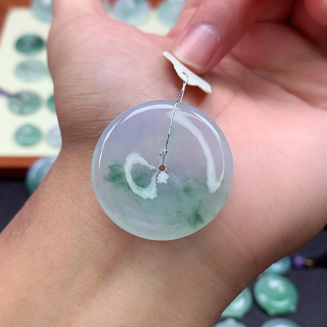 颈饰未镶嵌翡翠45 尺寸32.2-5.7