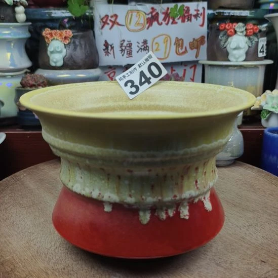 景德镇手工高温陶瓷：口19高13