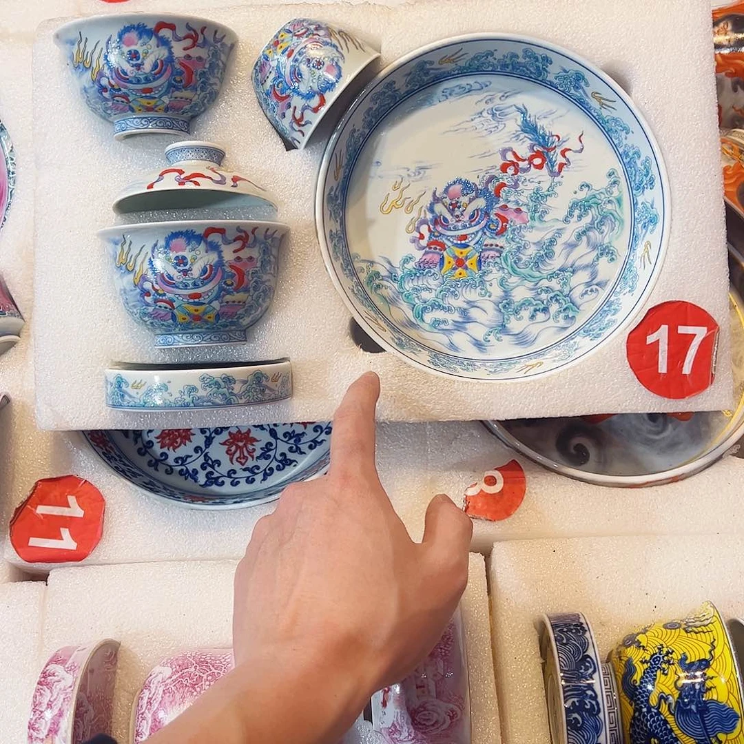 用***7唐狮绣球五件套828288282