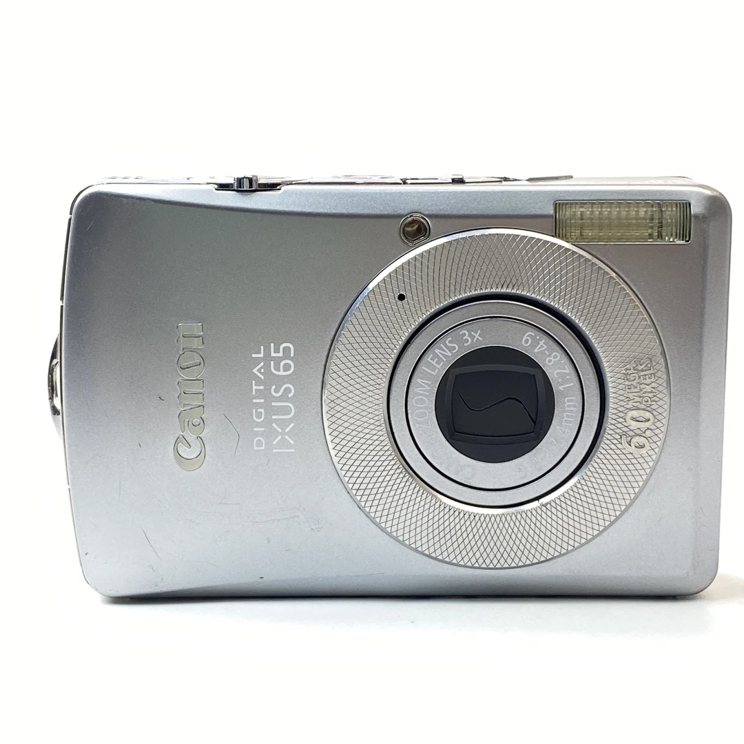 95新 Canon/佳能 ixus65银色600w像素3x光变ccd数码相机