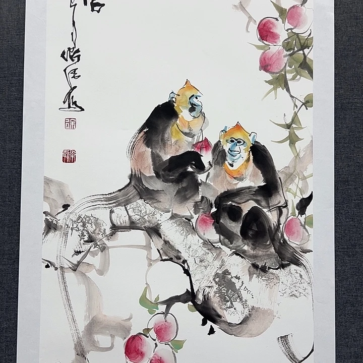 国画书画作品多次