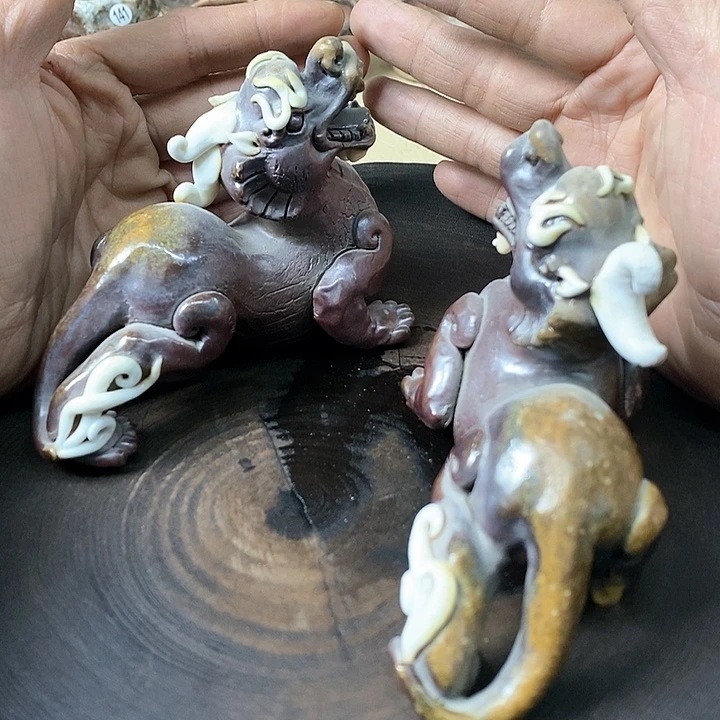 杯止手工粗陶、柴烧茶器