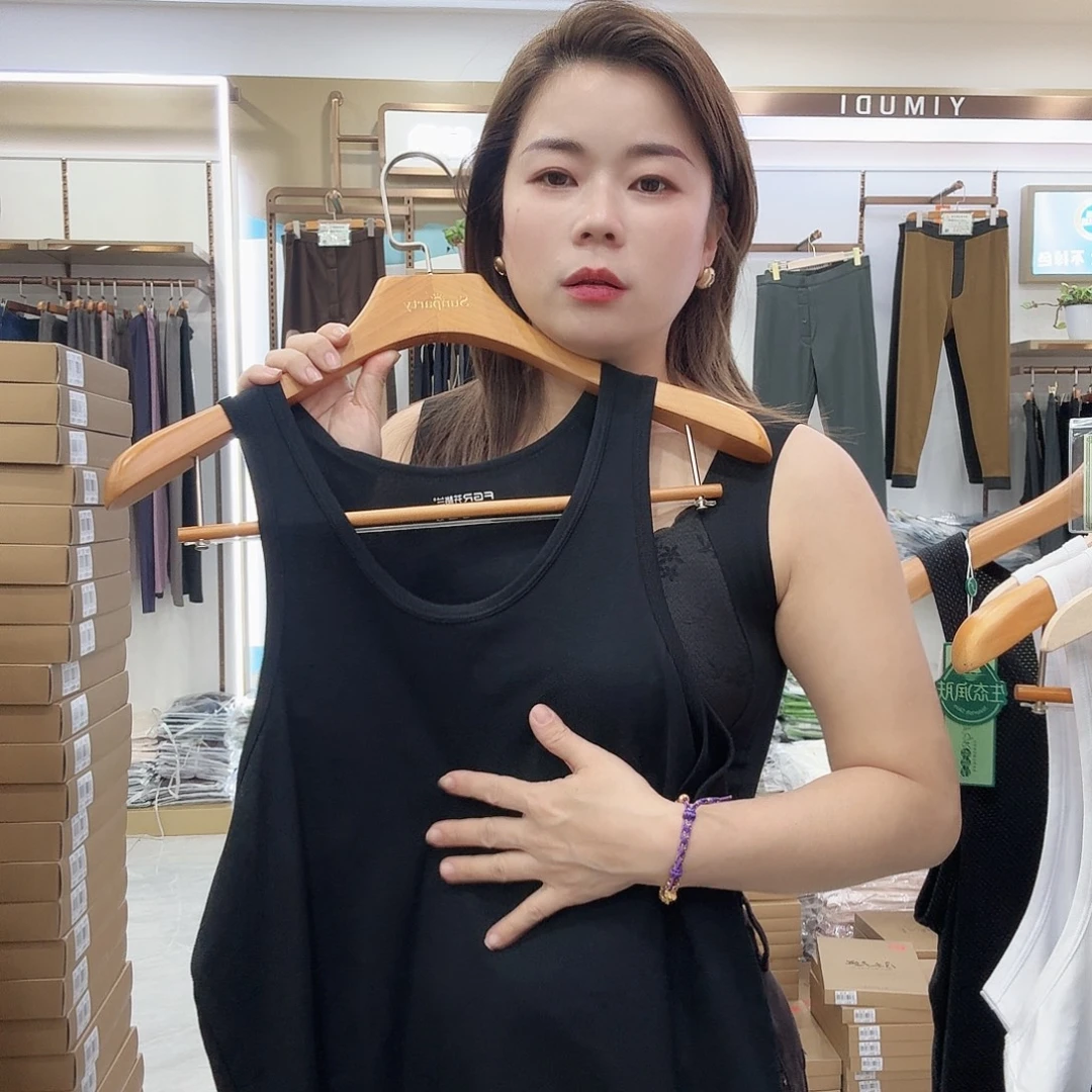 棉8027黑色背心3XL