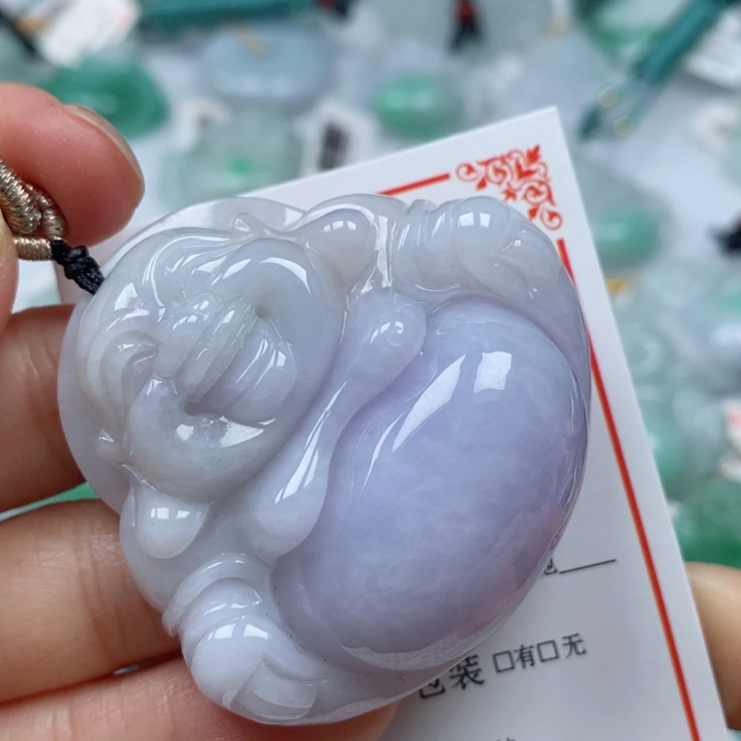 翡翠颈饰未镶嵌J****花尺寸47/49/14