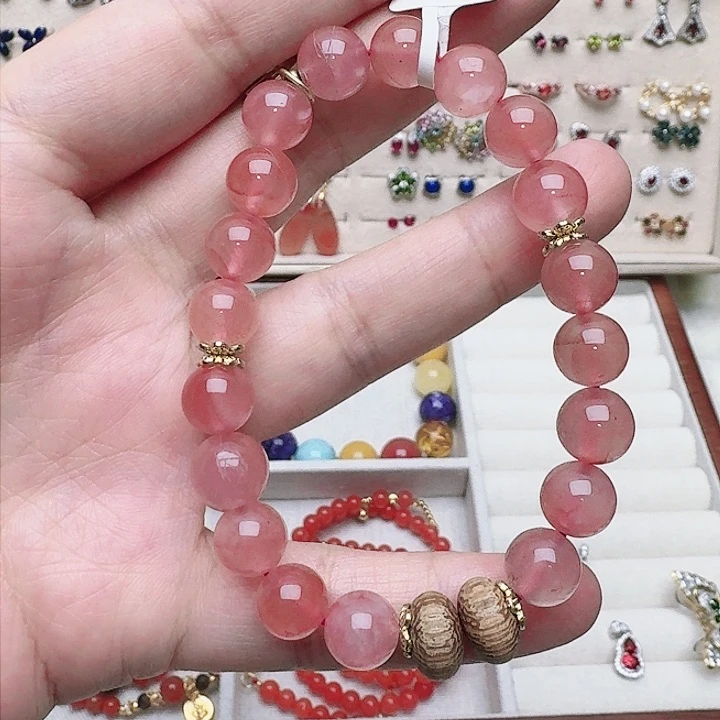 南红玛瑙手链未镶嵌A5