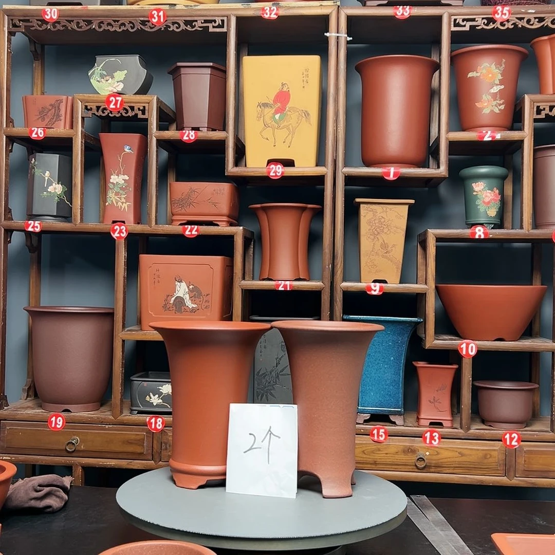 紫砂花盆冷**紫砂花盆