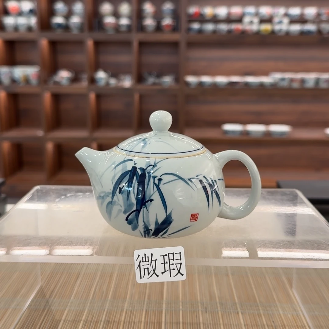 釉下彩纯手绘微瑕