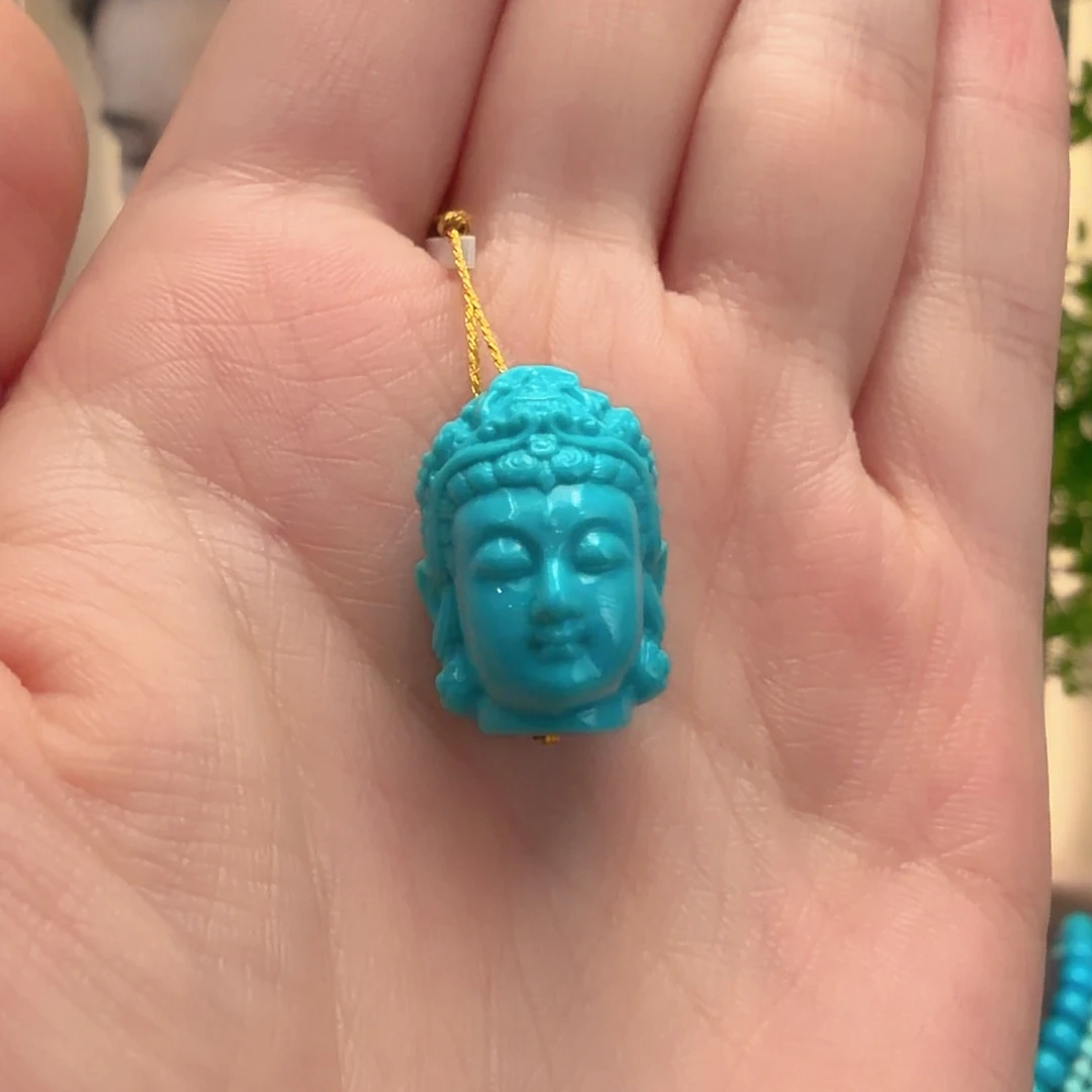 绿松石未镶嵌颈饰