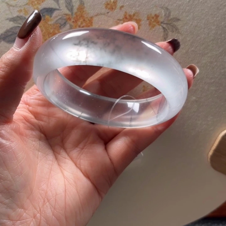 石英质玉未镶嵌手镯54-55