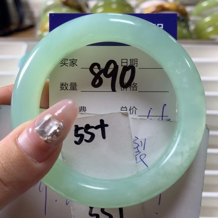 蛇纹石玉手镯未镶嵌890