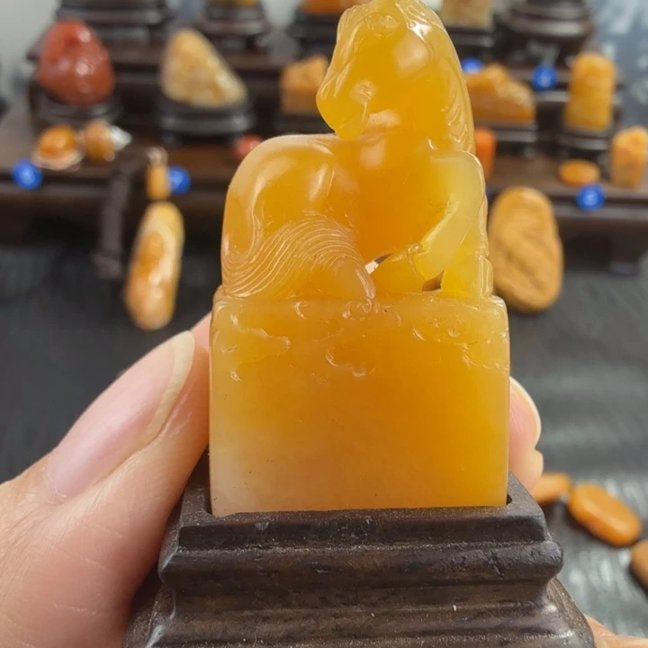 大***海田黄石田黄石印章