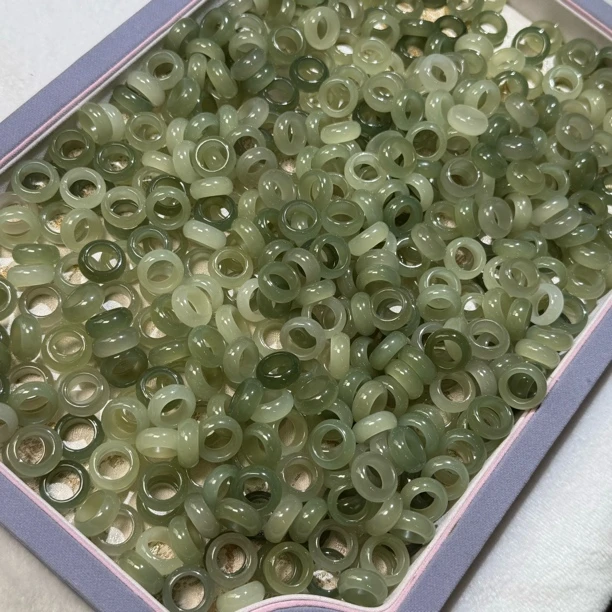 和田玉颈饰未镶嵌静妃晴水跑环两个一组多样性拍一发一