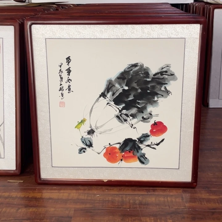 国画带框尺寸63*63厘米