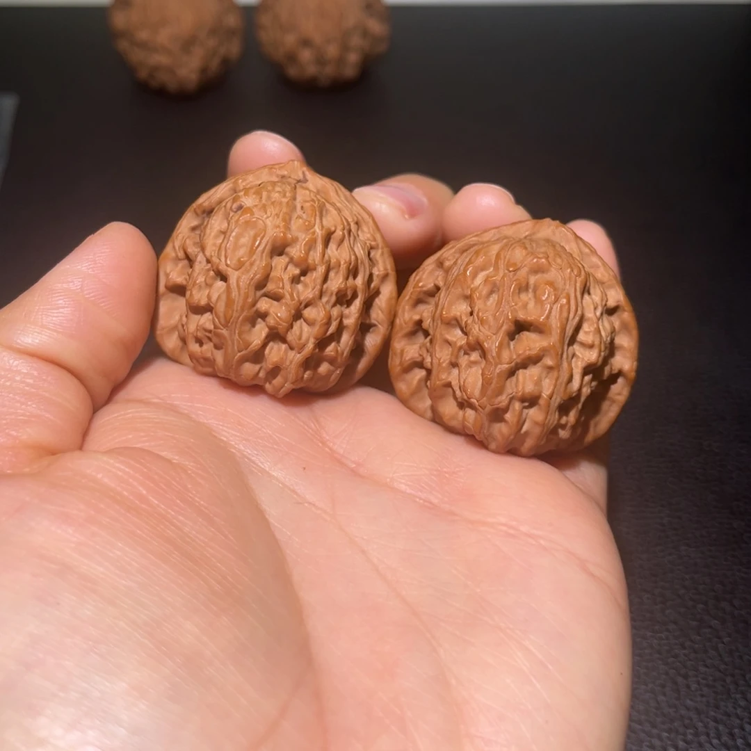 把件文玩核桃白狮子37