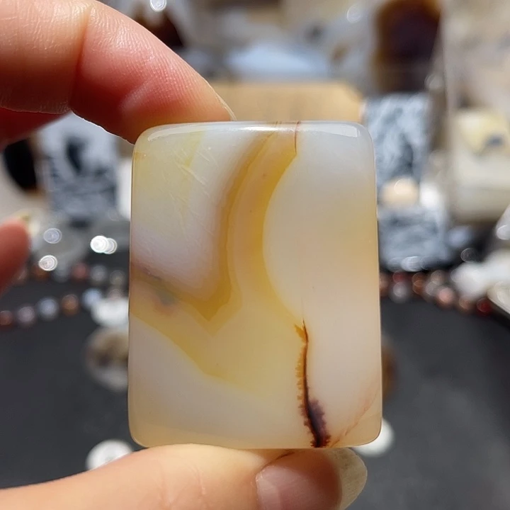 玛瑙/玉髓未镶嵌吊坠(不含链)