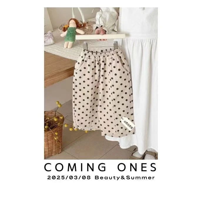 逸朵美芽COMING ONES 春款女童 85057波点裤子