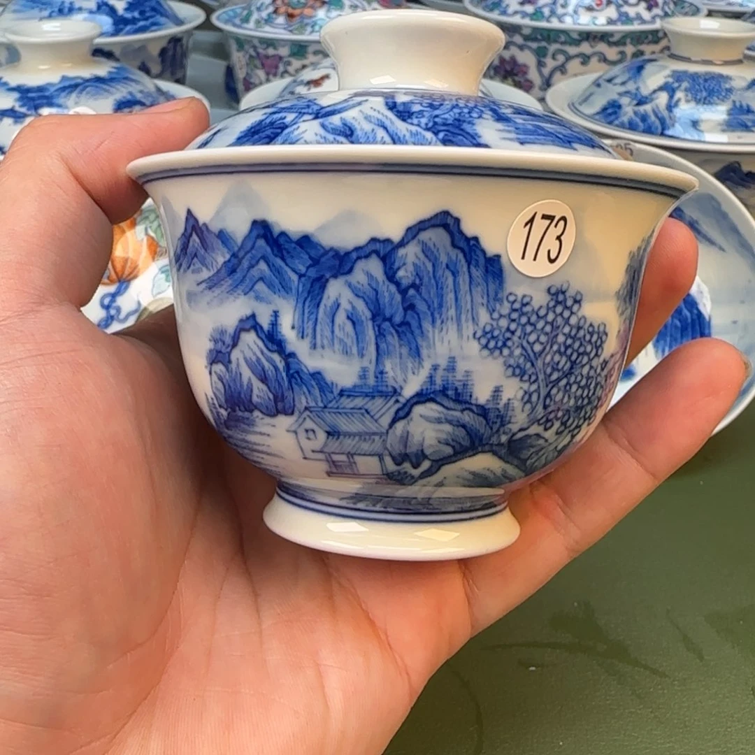 景德镇纯手工手绘茶具173