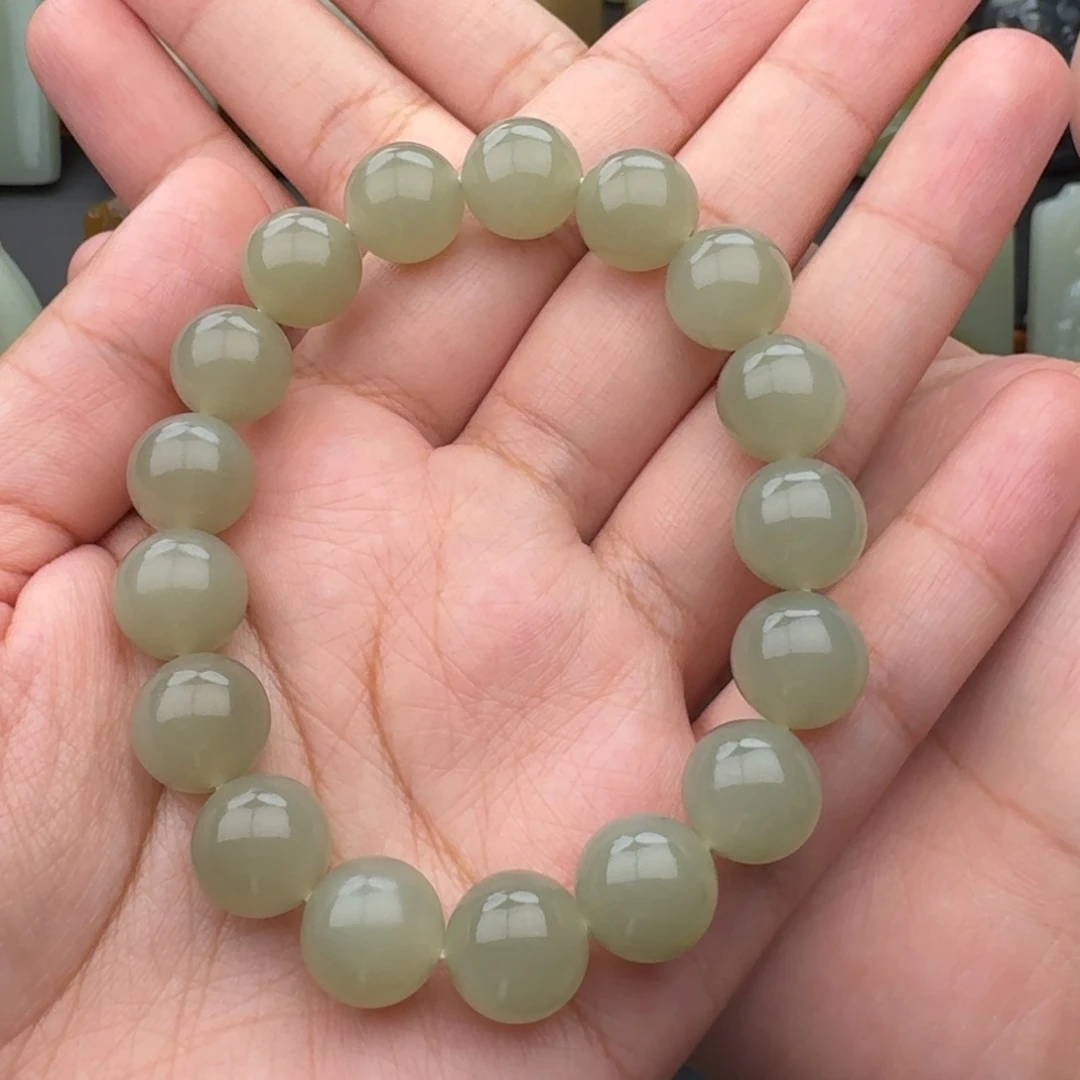 和田玉未镶嵌手串